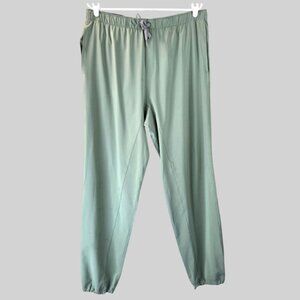 Free Fly Jogger Pants Womens XL Green Athletic Workout Pull On Lightweight Pants